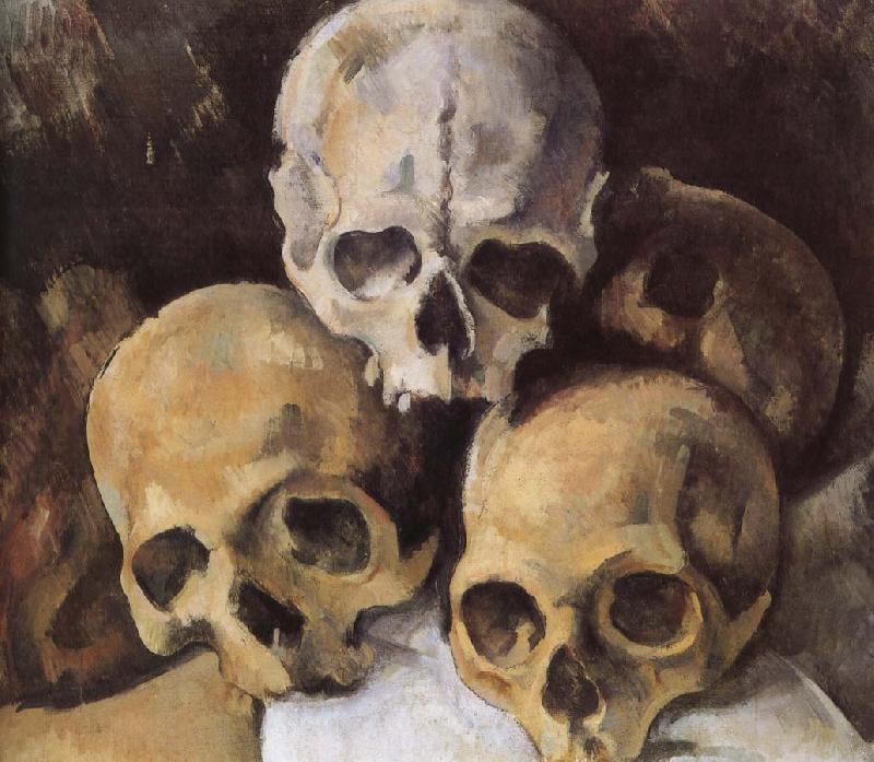 Paul Cezanne skull pyramid